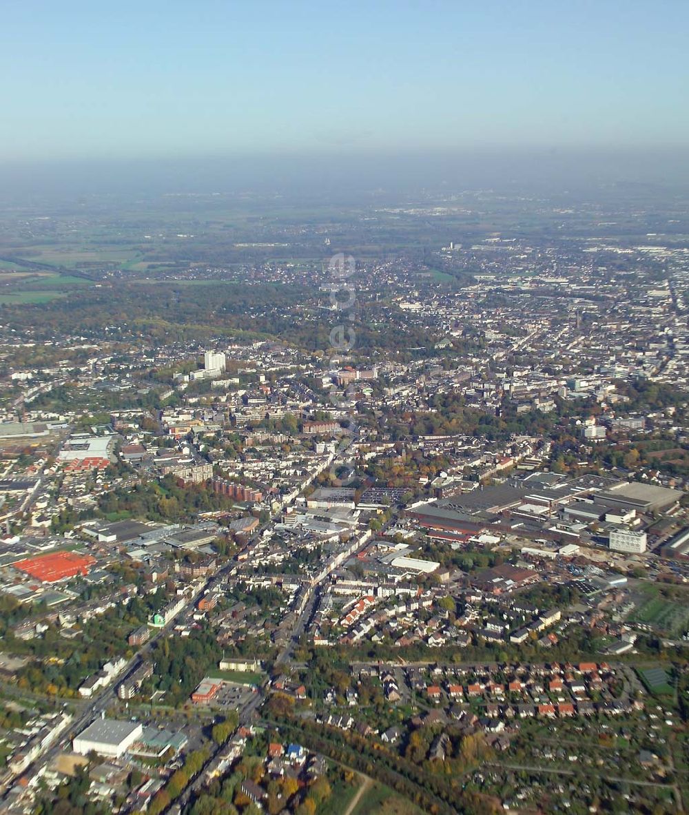 Luftaufnahme Mönchengladbach / Nordrhein-Westfalen - West-Stadtteil von Mönchengladbach 28.10.2005