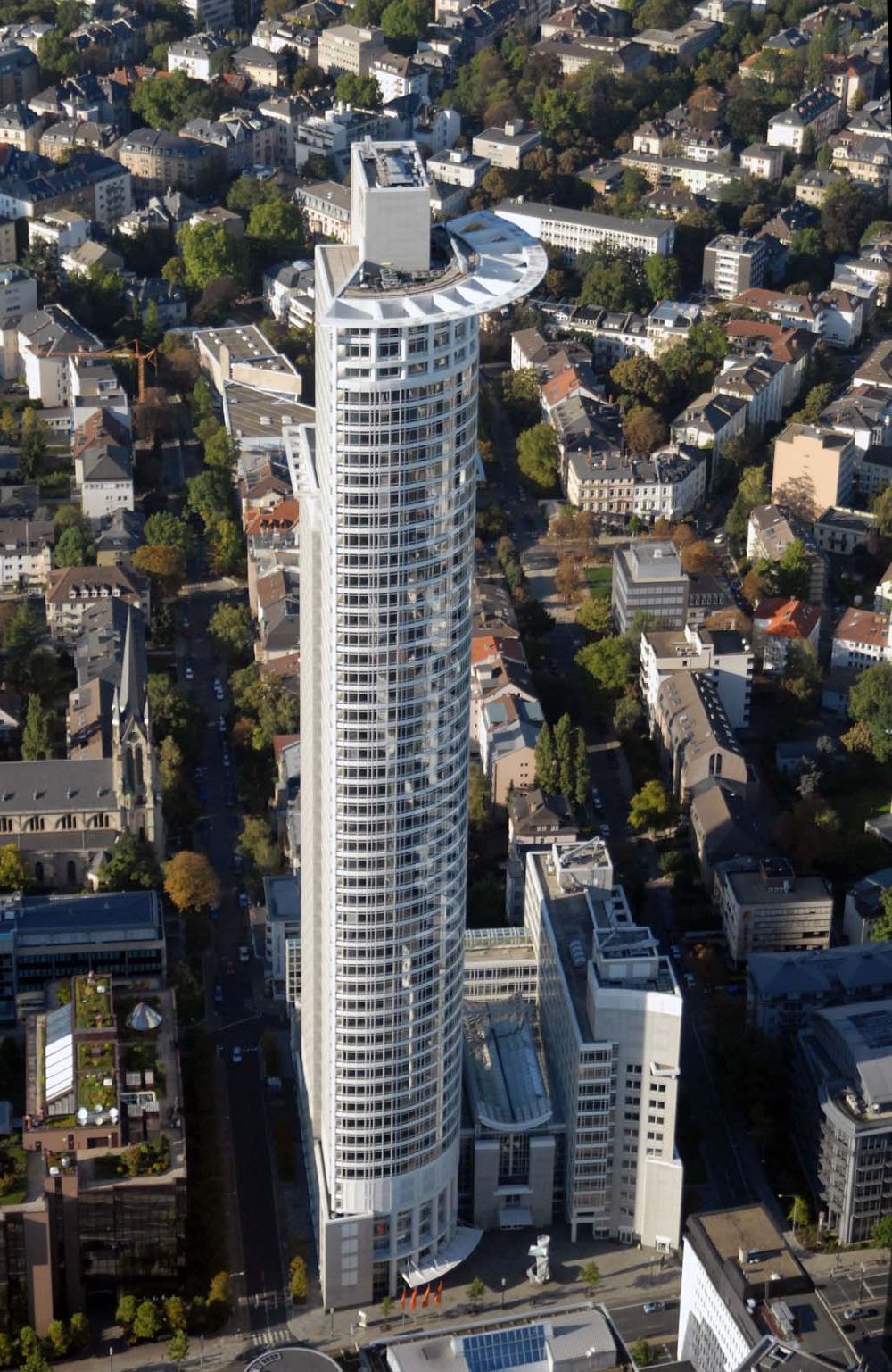 Frankfurt am Main aus der Vogelperspektive: Westendtower