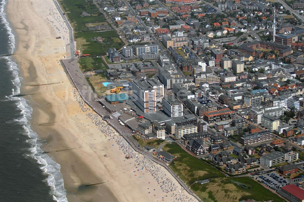 Westerland auf Sylt von oben - Westerland auf Sylt