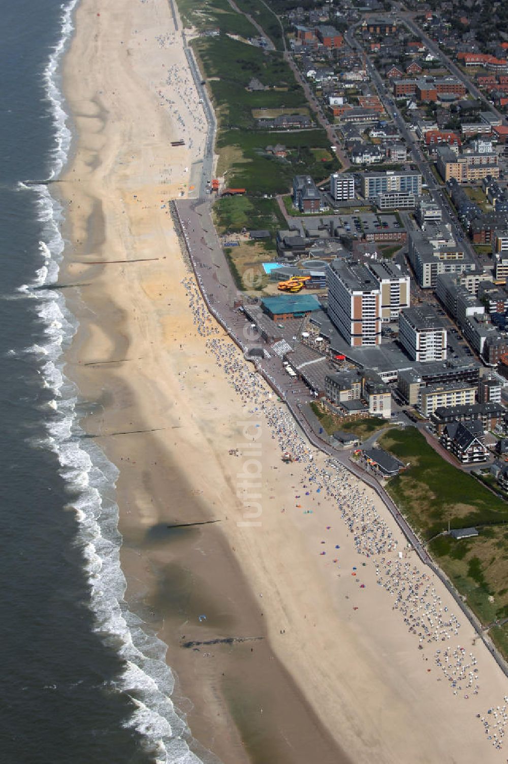 Westerland auf Sylt aus der Vogelperspektive: Westerland auf Sylt