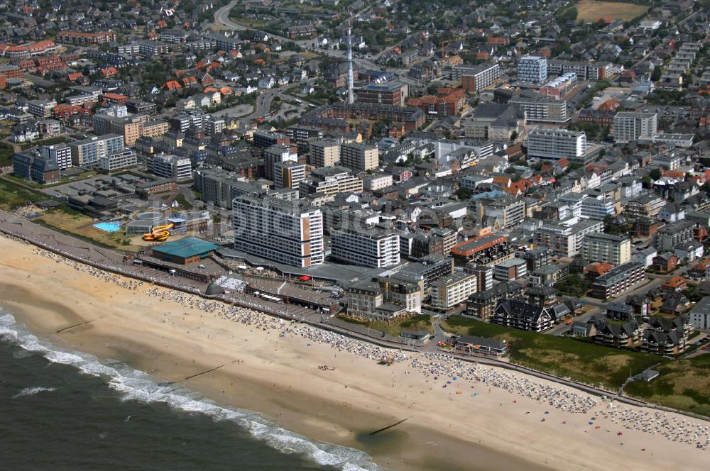 Luftbild Westerland auf Sylt - Westerland auf Sylt