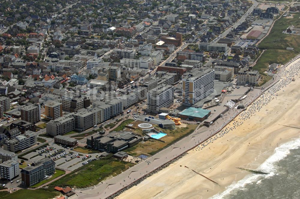 Luftaufnahme Westerland auf Sylt - Westerland auf Sylt