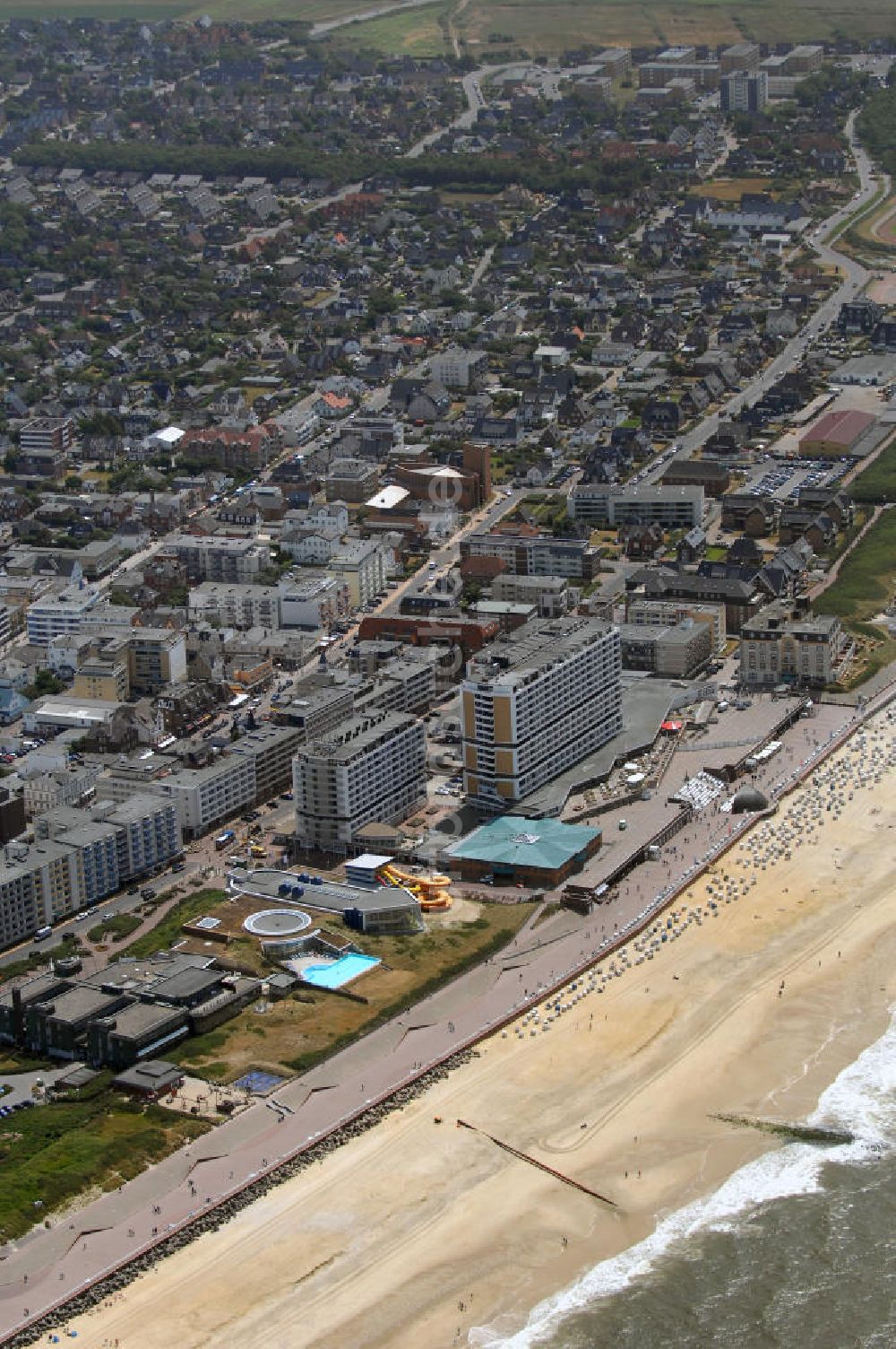 Westerland auf Sylt von oben - Westerland auf Sylt