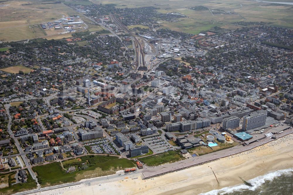 Westerland auf Sylt aus der Vogelperspektive: Westerland auf Sylt