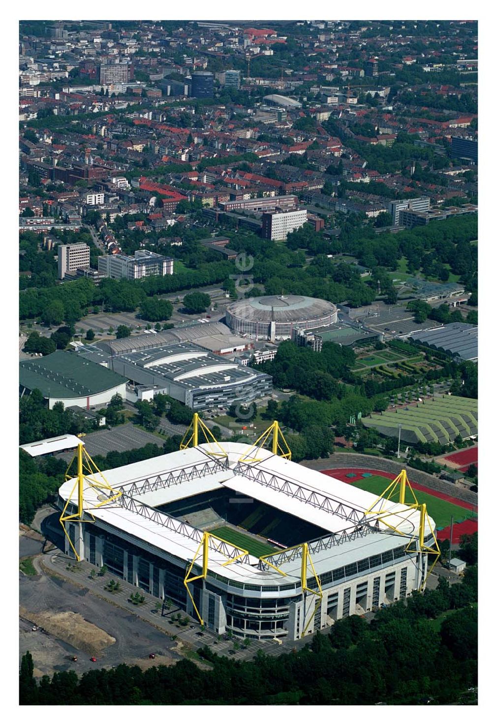 Dortmund aus der Vogelperspektive: Westfahlenstadion
