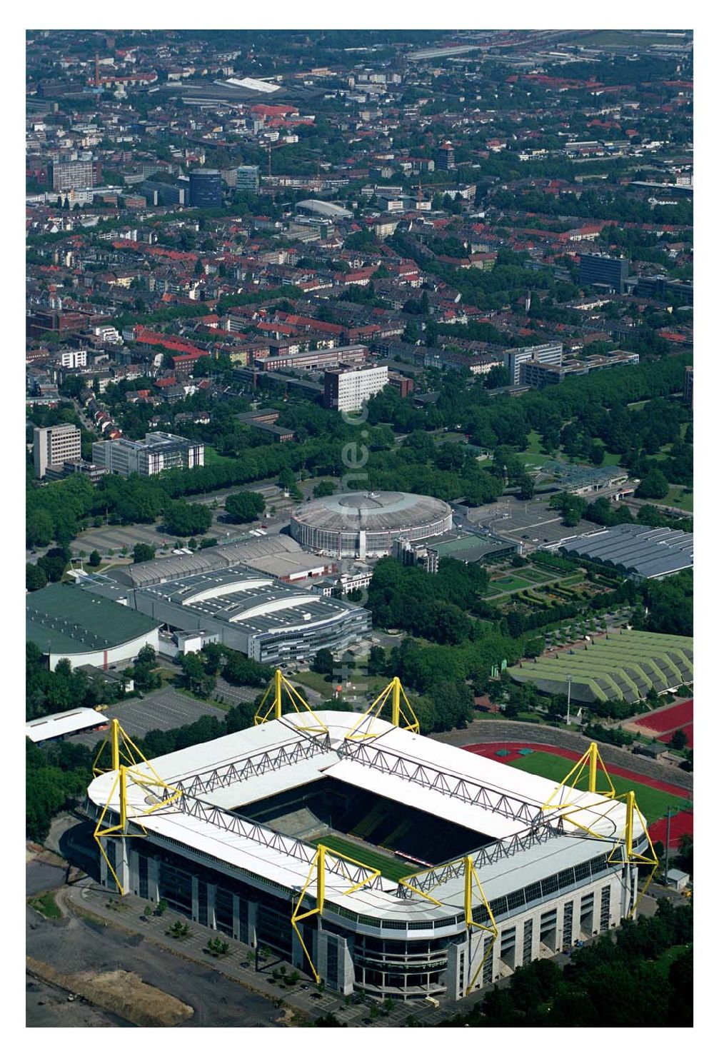 Dortmund aus der Vogelperspektive: Westfahlenstadion