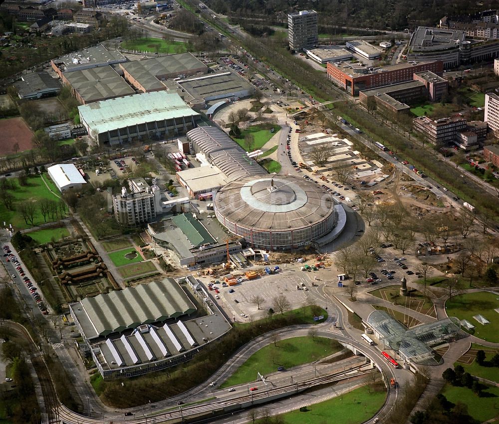 Luftaufnahme Dortmund - Westfalenhalle in Dortmund im Bundesland Nordrhein-Westfalen