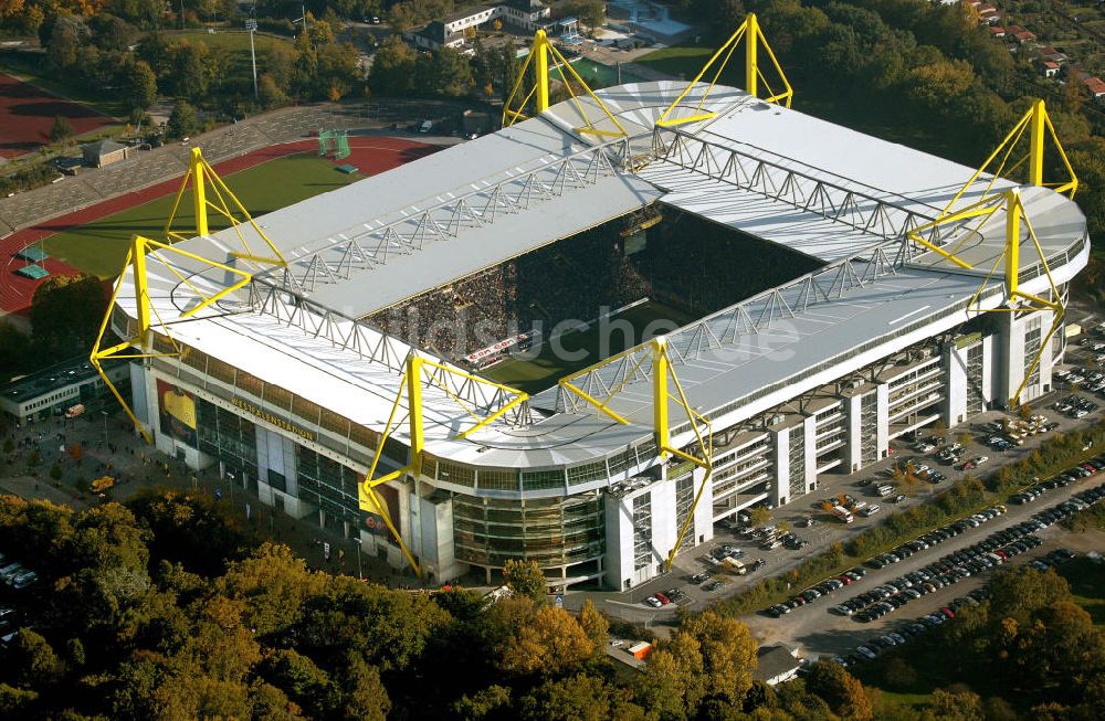 Dortmund von oben - Westfalenstadion Dortmund