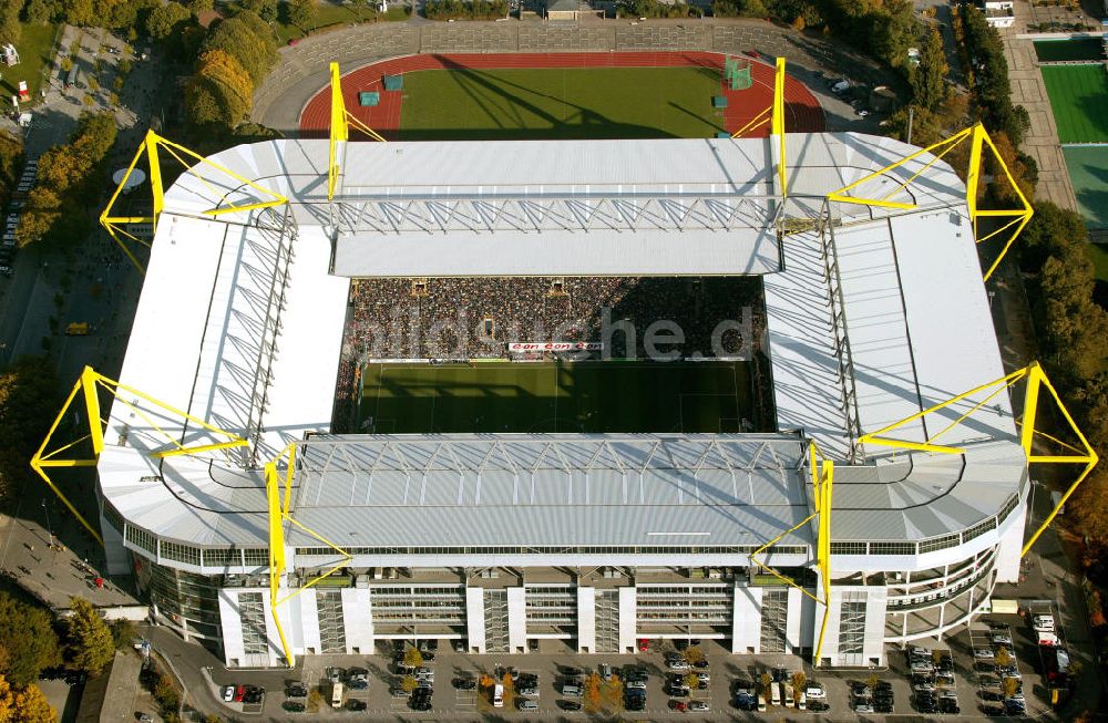 Dortmund aus der Vogelperspektive: Westfalenstadion Dortmund