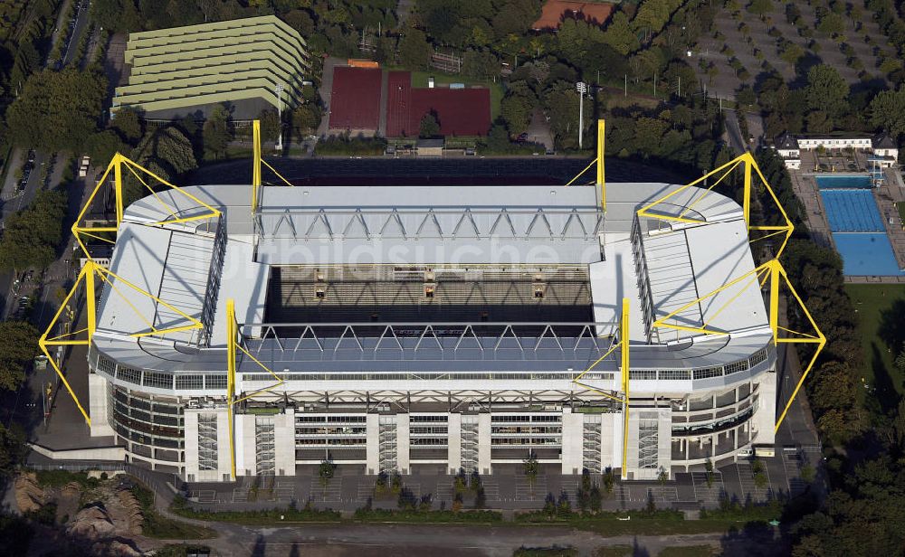 Dortmund von oben - Westfalenstadion Dortmund