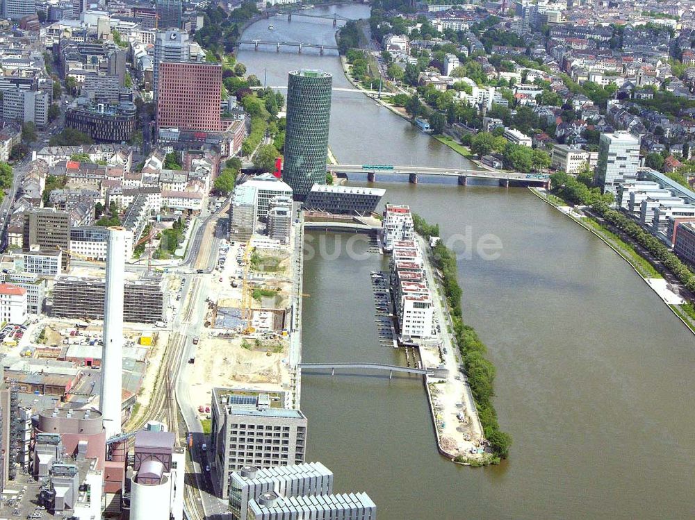 Frankfurt - Main / Hessen aus der Vogelperspektive: Westhafen