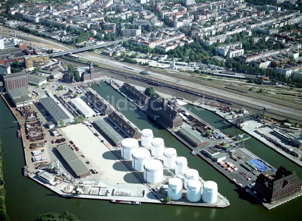 Luftbild Berlin - Westhafen der BEHALA in Berlin