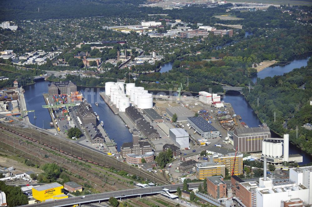 Luftbild Berlin - Westhafen Berlin