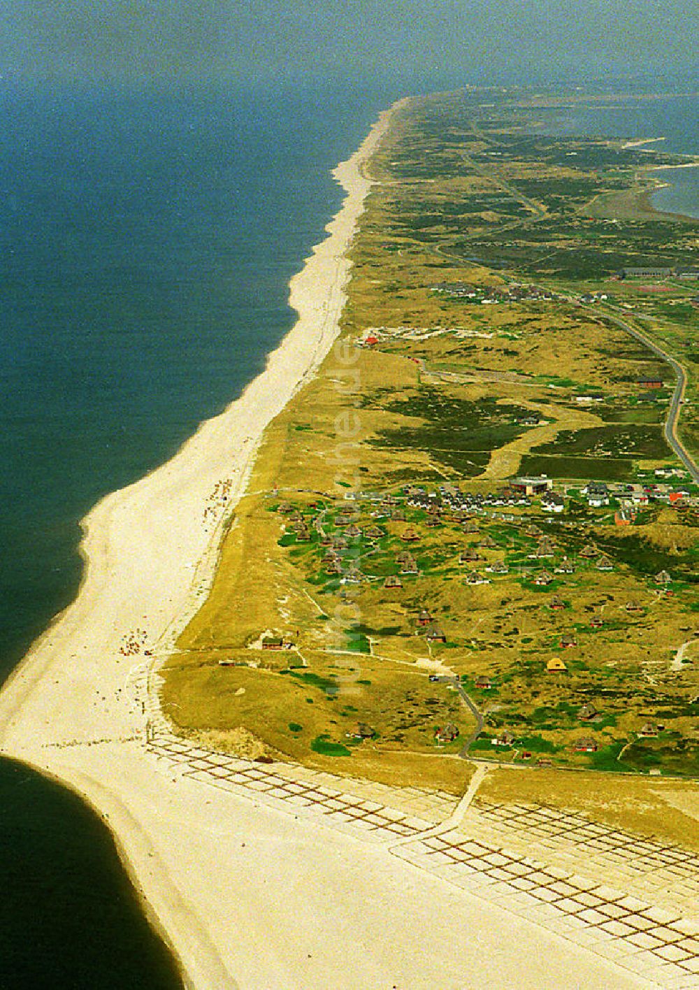 Luftbild Hörnum - Westküste der Gemeinde Hörnum auf Sylt