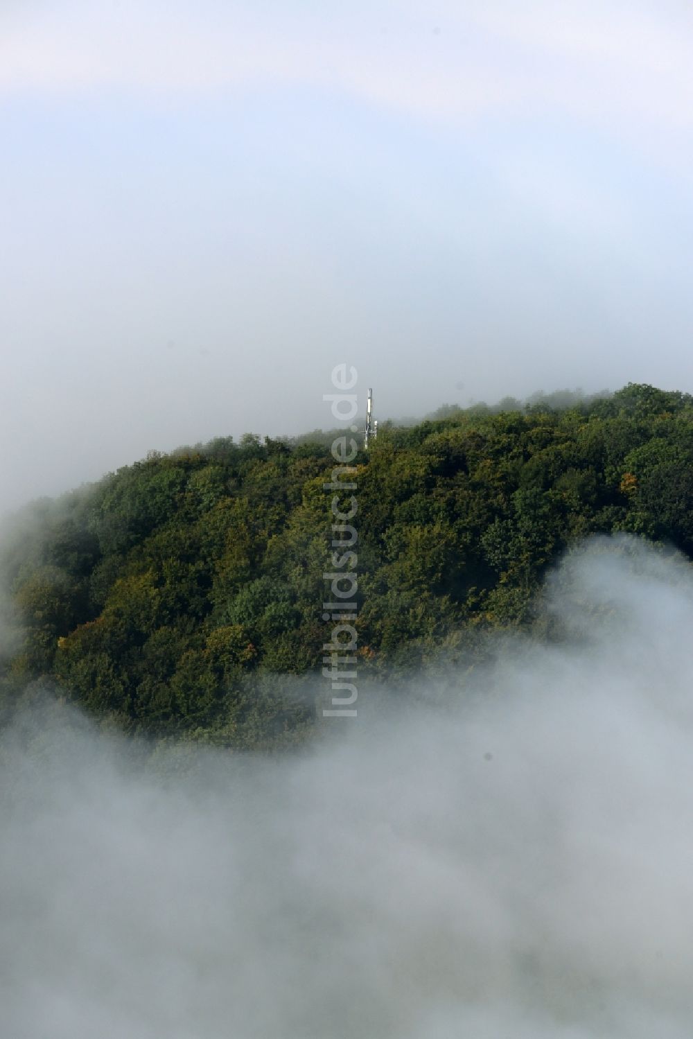 Luftaufnahme Marth - Wetterlage mit Wolkenbildung in Marth im Bundesland Thüringen