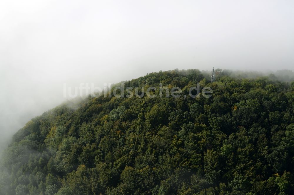 Marth aus der Vogelperspektive: Wetterlage mit Wolkenbildung in Marth im Bundesland Thüringen