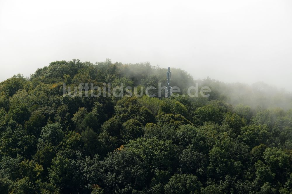 Luftbild Marth - Wetterlage mit Wolkenbildung in Marth im Bundesland Thüringen