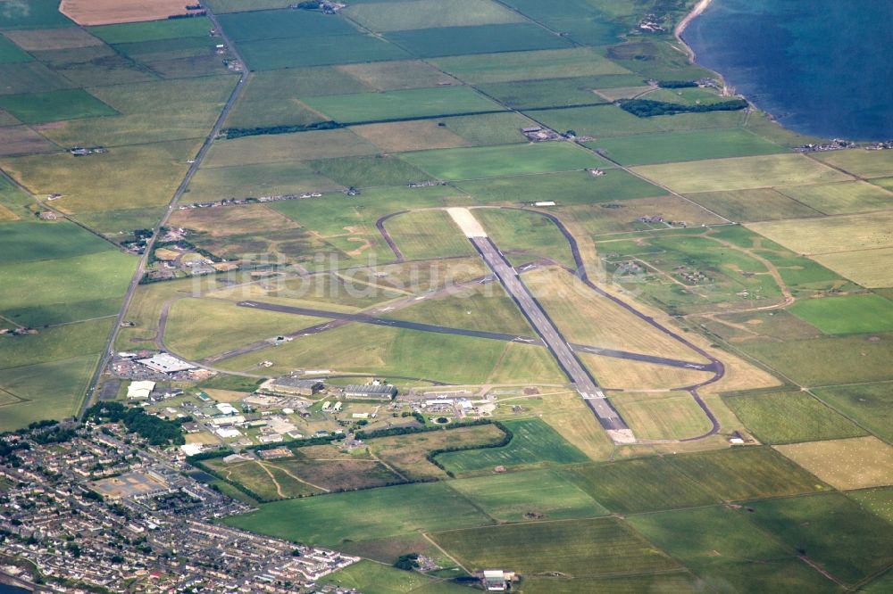 Luftbild Wick - Wick mit Flughafen im Norden von Schottland