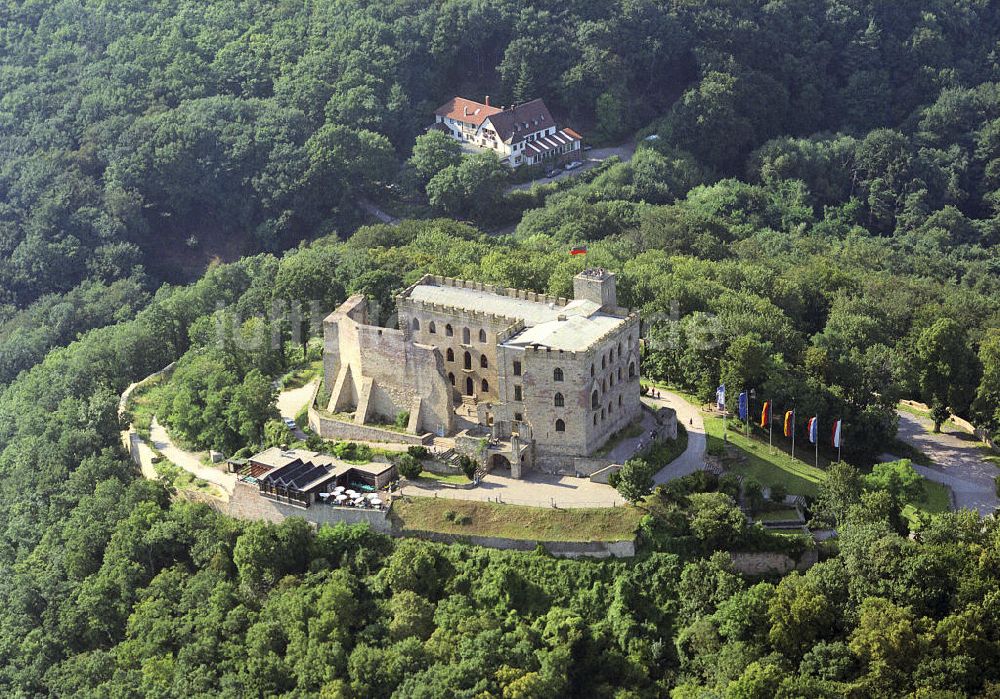 Hambach von oben - Wiege der deutschen Demokratie - Hambacher Schloss / Cradle of German democracy - Hambach Castle