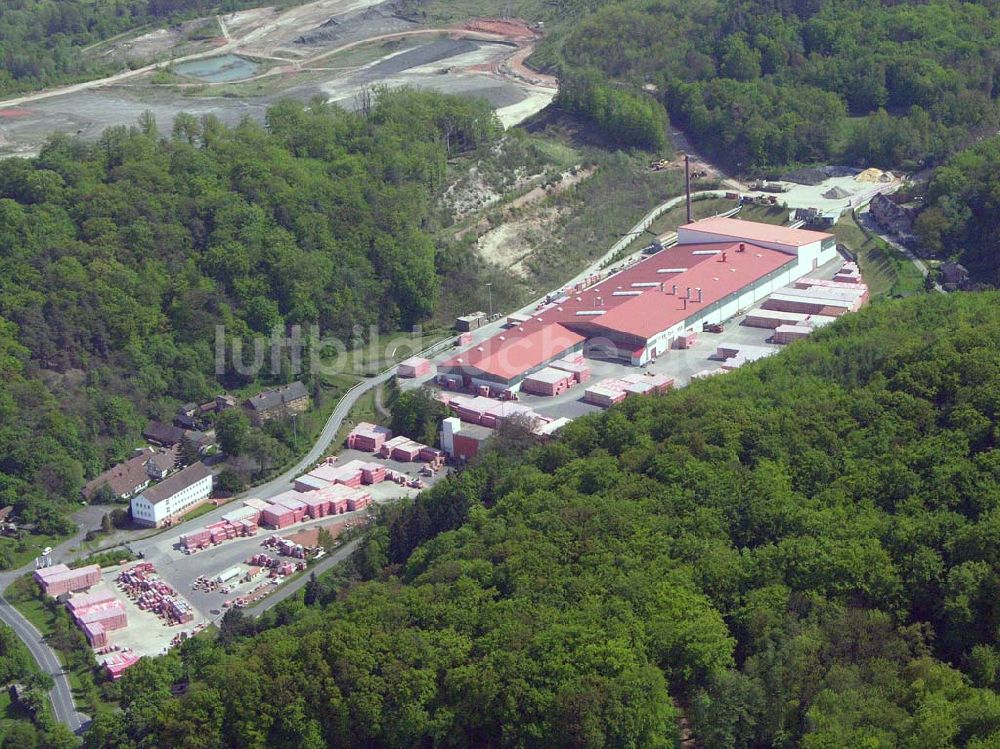 Bad Freienwalde von oben - Wienerberger Ziegelwerk Bad Freienwalde