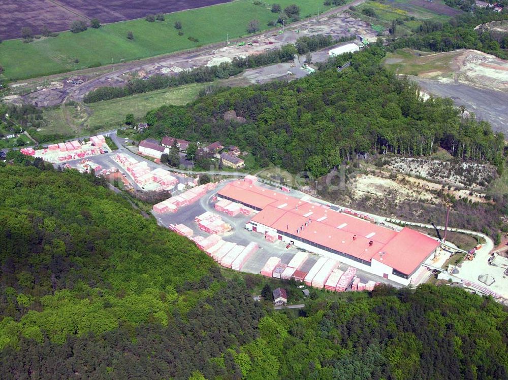 Bad Freienwalde von oben - Wienerberger Ziegelwerk Bad Freienwalde