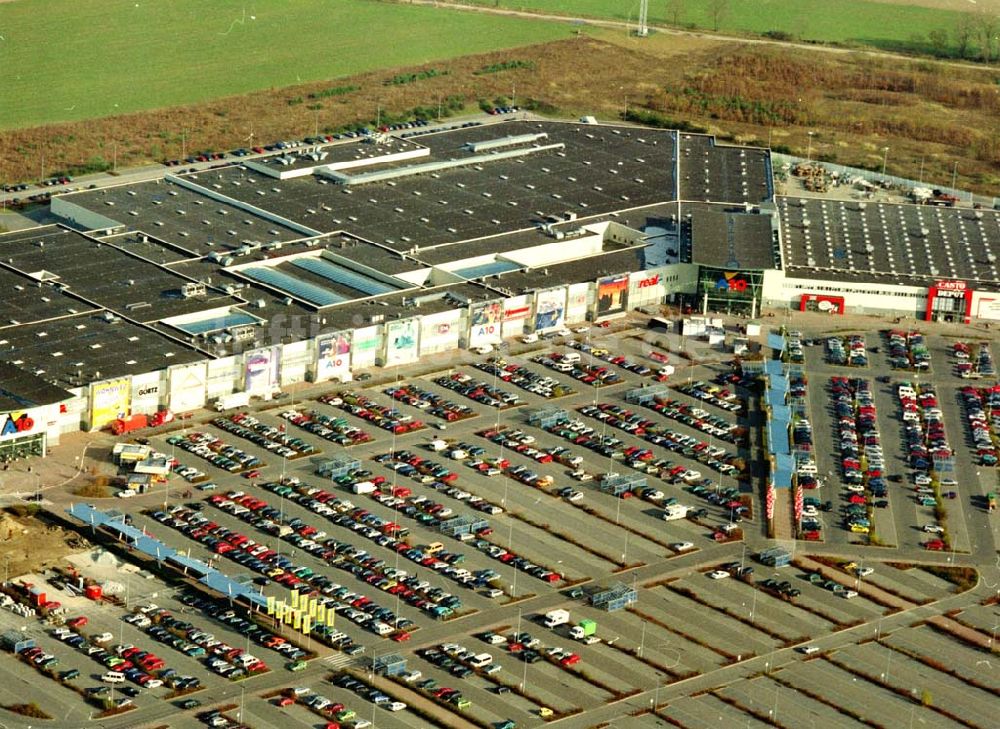 Wildau von oben - Wildau bei Königs Wusterhausen - Brandenburg A10 - Center 05.11.2002