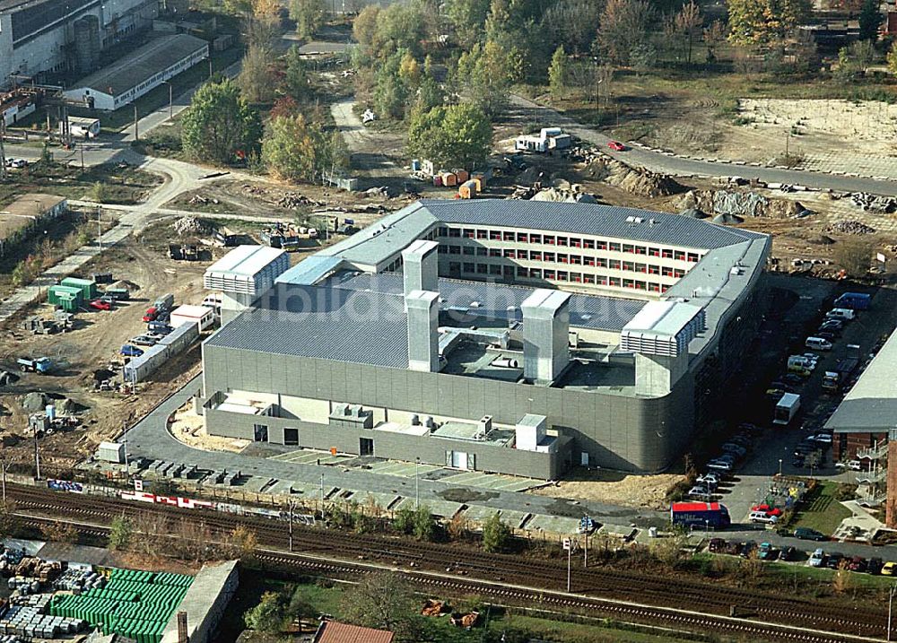  Wildau / Brandenburg von oben - Wildau, Technologiezentrum für Luft-und Raumfahrttechnik, Wildau südlicher Berliner Ring an der A10