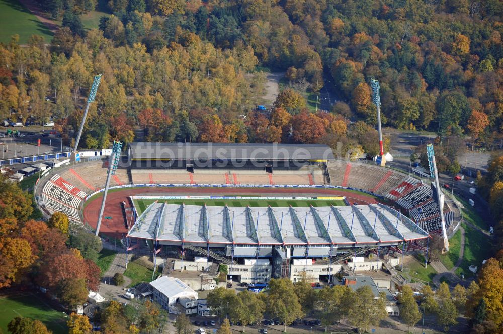 Luftbild Karlsruhe - Wildparkstadion Karlsruhe