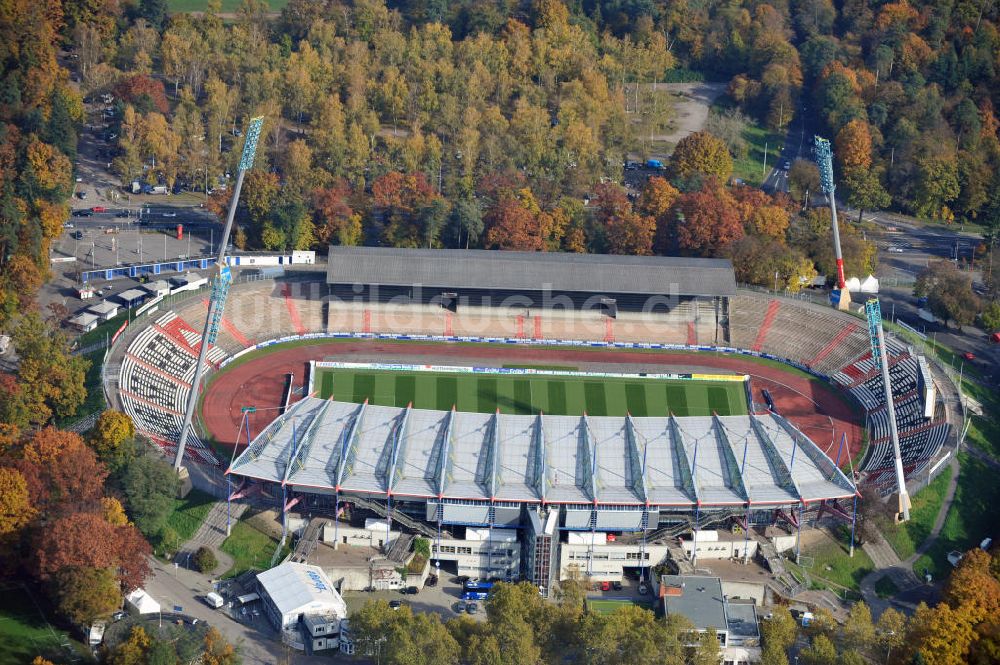 Luftaufnahme Karlsruhe - Wildparkstadion Karlsruhe