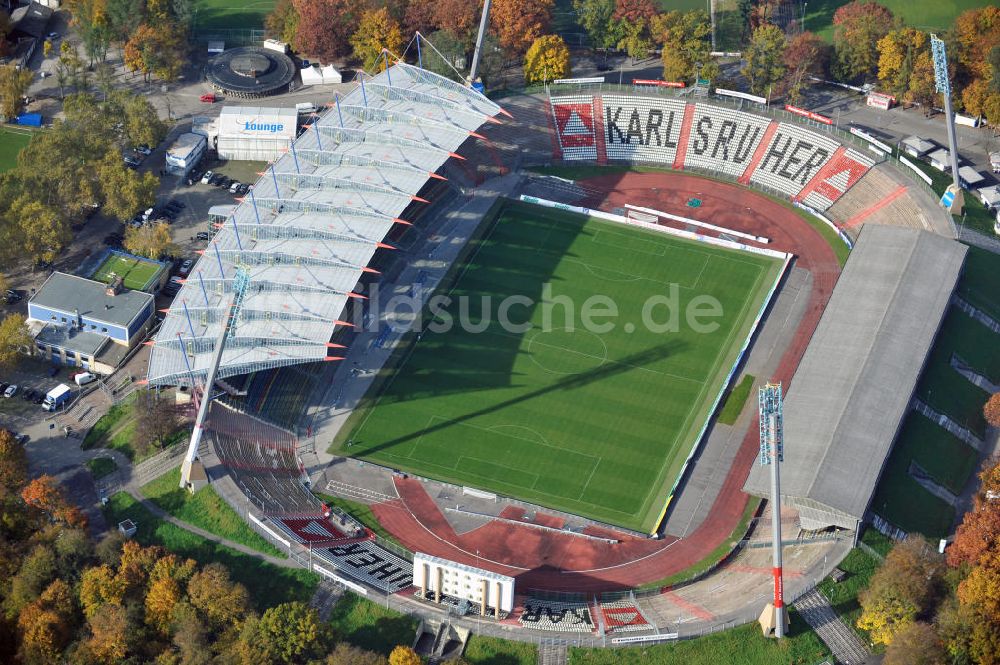 Luftbild Karlsruhe - Wildparkstadion Karlsruhe