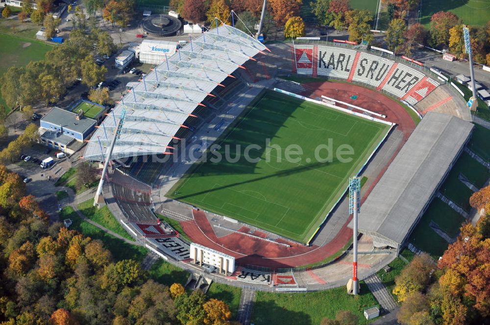 Luftaufnahme Karlsruhe - Wildparkstadion Karlsruhe