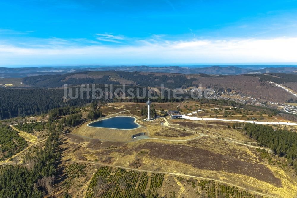 Luftbild Willingen (Upland) - Willinger Hochheideturm in Olsberg im Bundesland Hessen