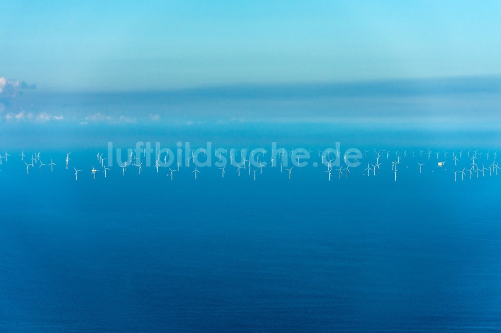 Luftbild Helgoland - Windenergieanlagen (WEA) - Windrad - Windpark in Helgoland im Bundesland Schleswig-Holstein