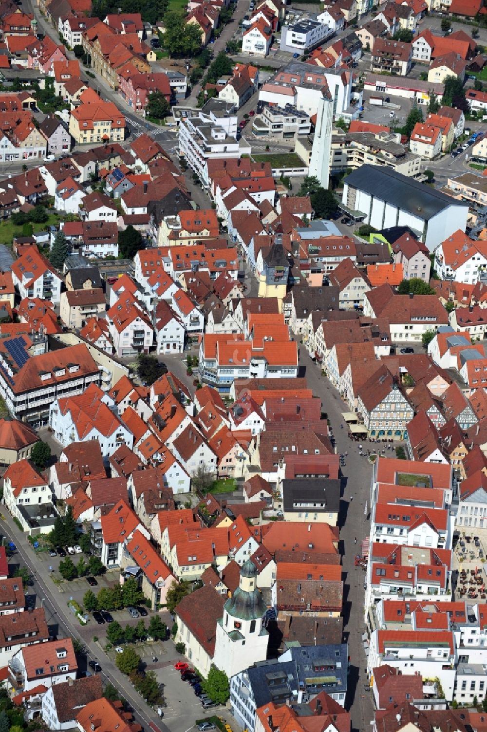 Winnenden aus der Vogelperspektive: Winnenden im Bundesland Baden-Württemberg