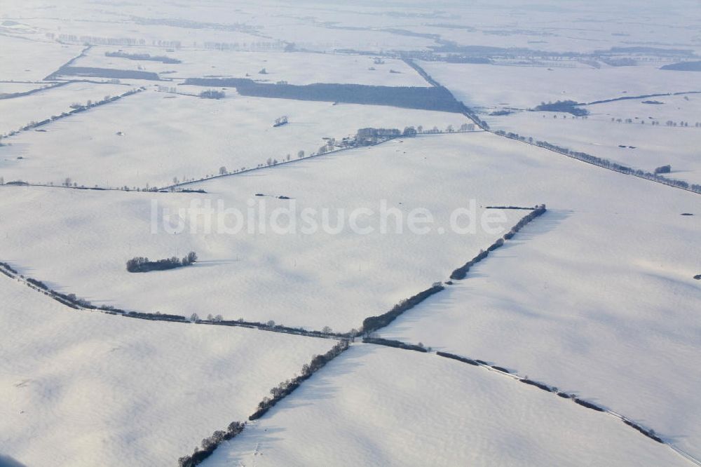 Tutow von oben - Winterlandschaft 5