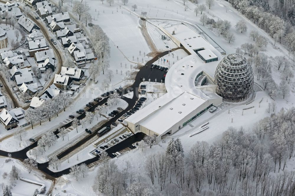 Luftbild Winterberg - Winterluftbild Oversum Vital Resort in Winterberg im Hochsauerland im Bundesland Nordrhein-Westfalen