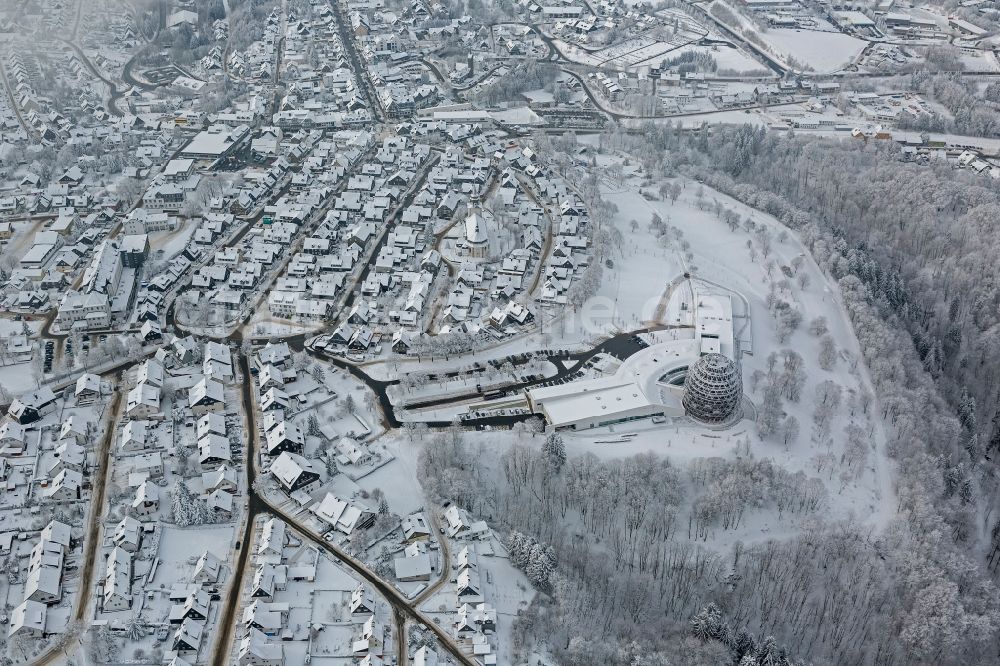 Luftaufnahme Winterberg - Winterluftbild Oversum Vital Resort in Winterberg im Hochsauerland im Bundesland Nordrhein-Westfalen