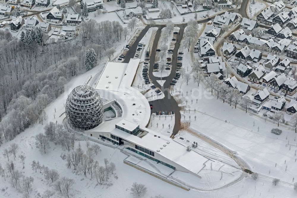 Luftbild Winterberg - Winterluftbild Oversum Vital Resort in Winterberg im Hochsauerland im Bundesland Nordrhein-Westfalen