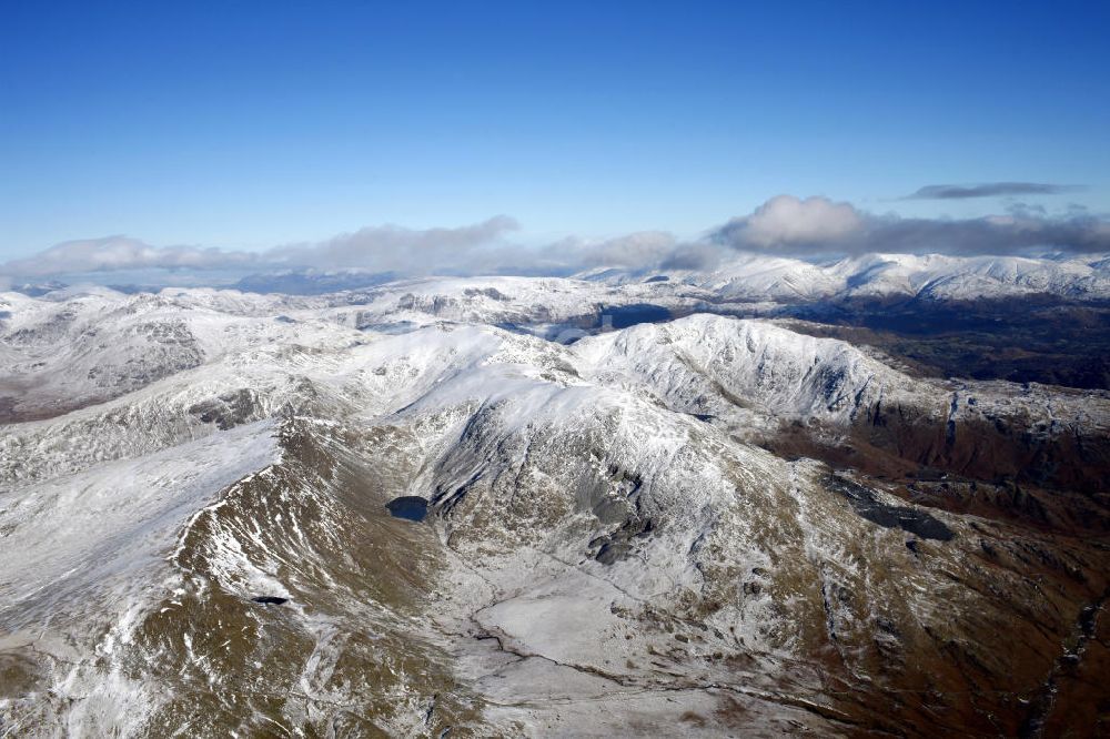 The Lake District aus der Vogelperspektive: Wintry mountains of the Lake District