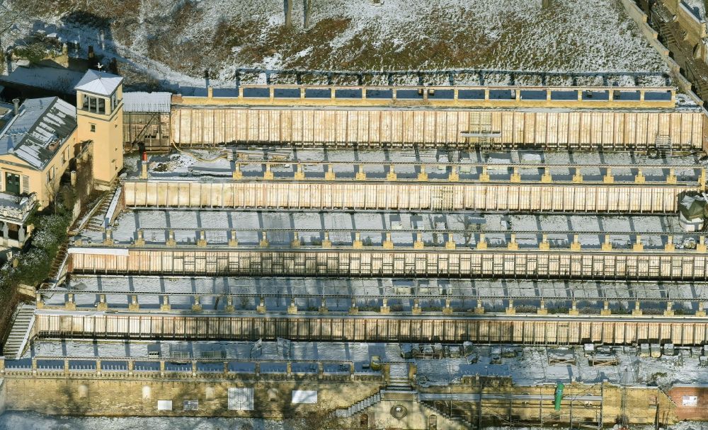 Luftbild Potsdam - Winzerberg und das dazugehörige Winzerhaus in Potsdam im Bundesland Brandenburg