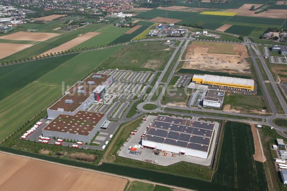 Luftbild Mainz - Wirtschaftspark Rhein-Main im Ortsteil Hechtsheim in Mainz im Bundesland Rheinland-Pfalz, Deutschland