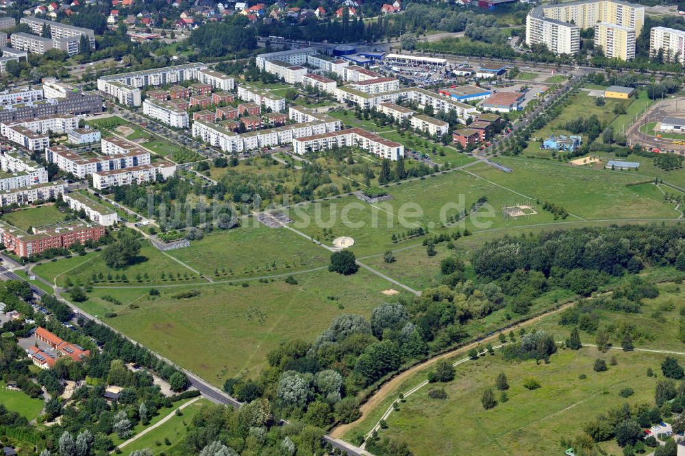 Luftaufnahme Berlin - Wisenpark in Berlin-Marzahn