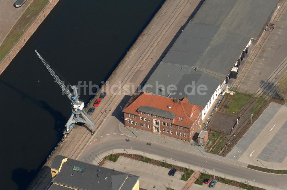 Magdeburg aus der Vogelperspektive: Wissenschaftshafen in Magdeburg