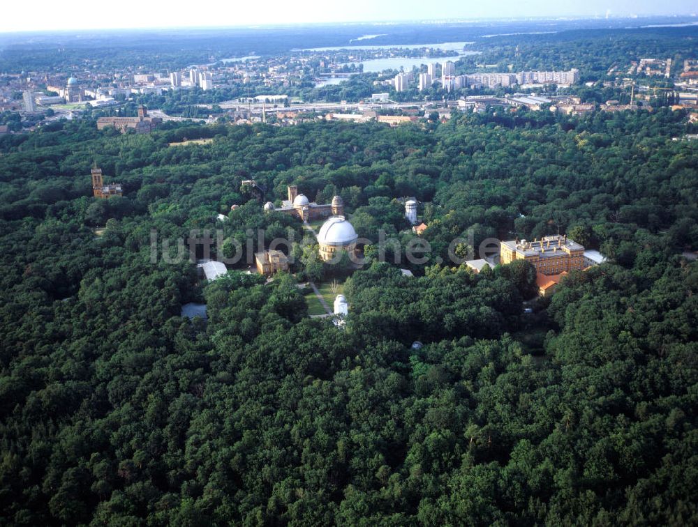 Luftaufnahme Potsdam - Wissenschaftspark Albert Einstein auf dem Telegrafenberg in Potsdam