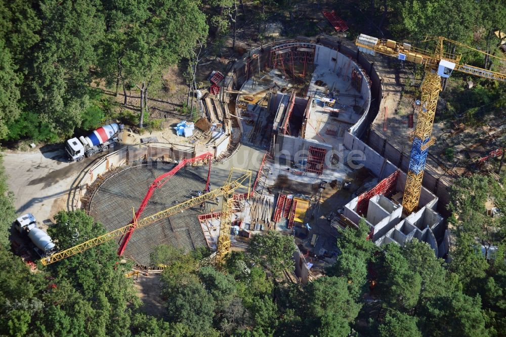 Luftbild Potsdam - Wissenschaftspark Albert Einstein auf dem Telegrafenberg in Potsdam im Bundesland Brandenburg