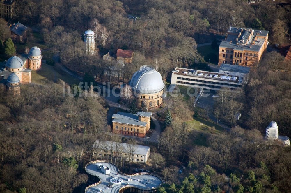 Potsdam aus der Vogelperspektive: Wissenschaftspark auf den Telegrafenberg in Potsdam im Bundesland Brandenburg