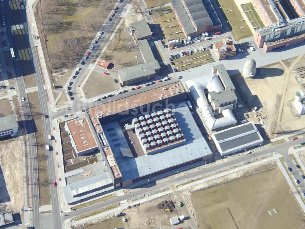 Berlin - ADLERSHOF von oben - WISTAS Forschungs- und Entwicklungsgebiet Adlershof. 13.03.03