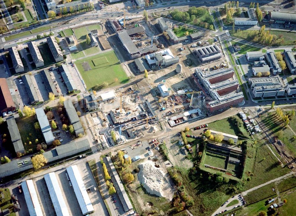 Berlin - Johannisthal von oben - WISTAS - Gelände in Berlin - Adlershof.