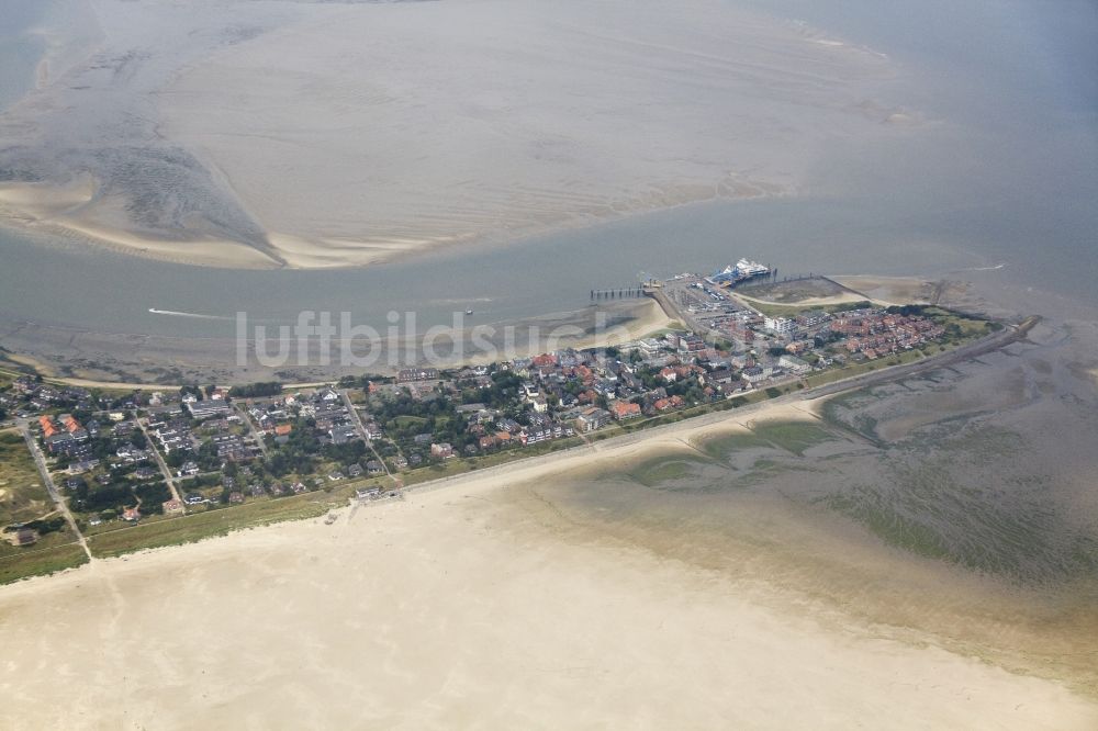 Luftaufnahme Amrum - Wittdün auf Amrum im Bundesland Schleswig-Holstein