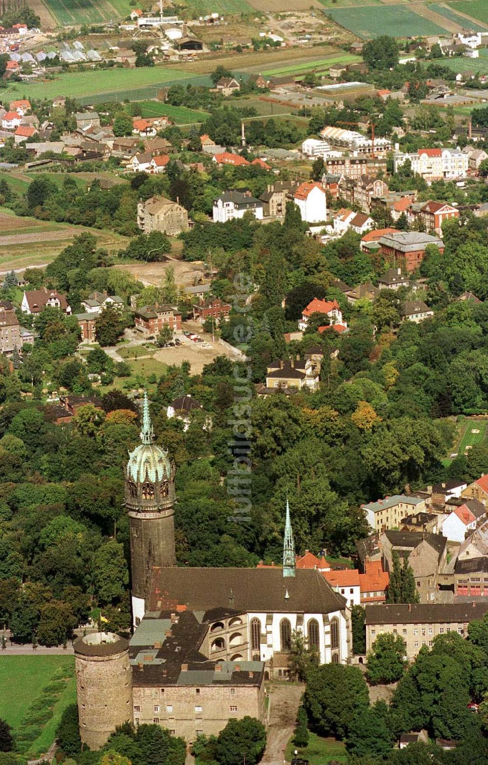 Wittenberg / Brandenburg von oben - Wittenberg